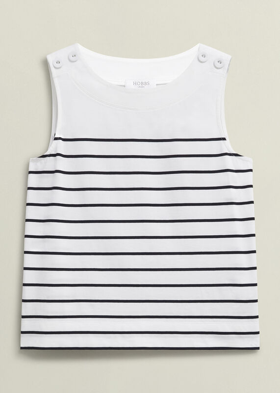 Maddy Cotton Striped Top