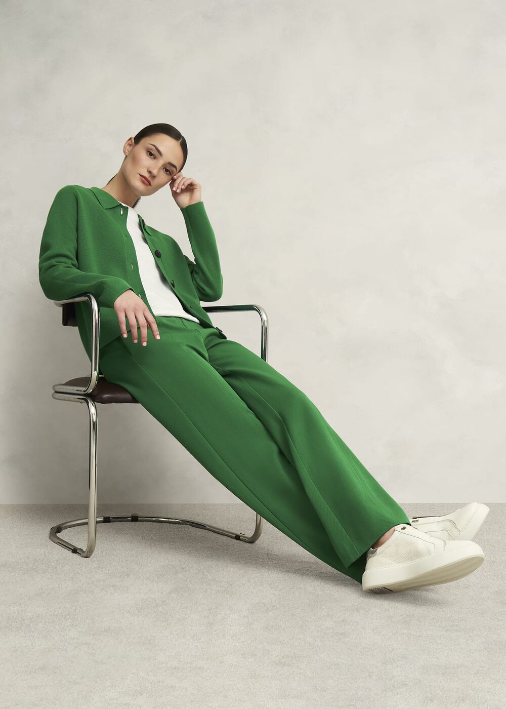 Marina Travel Trousers, Verdant Green, hi-res