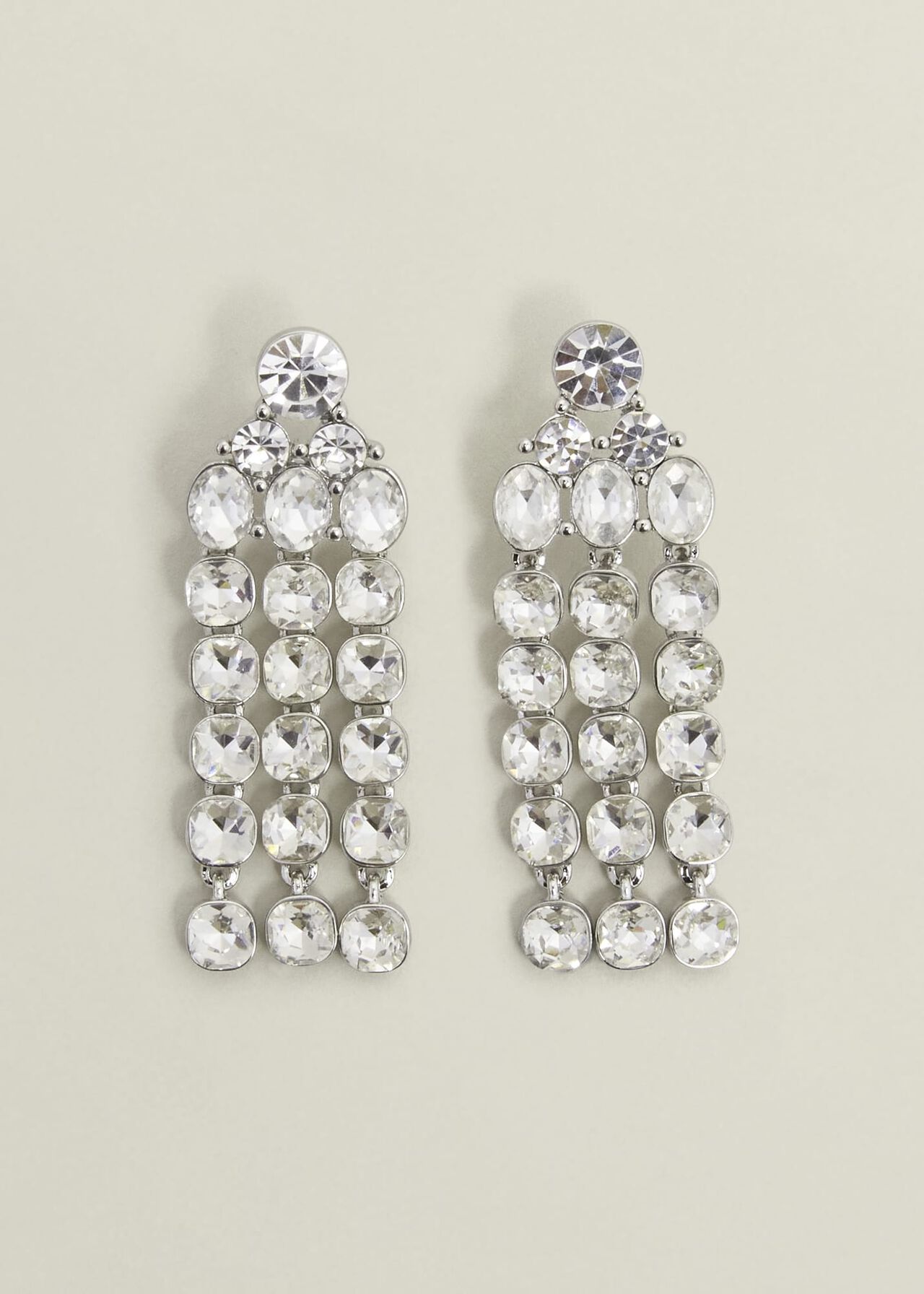 Blair Earrings, Silver, hi-res
