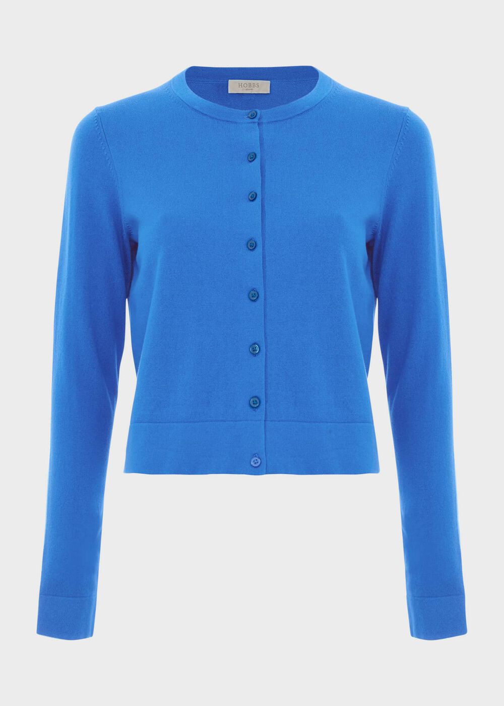 Michelle Cotton Cardigan, Atlantic Blue, hi-res