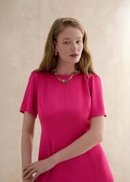 Gina Necklace, Gold Pink, hi-res