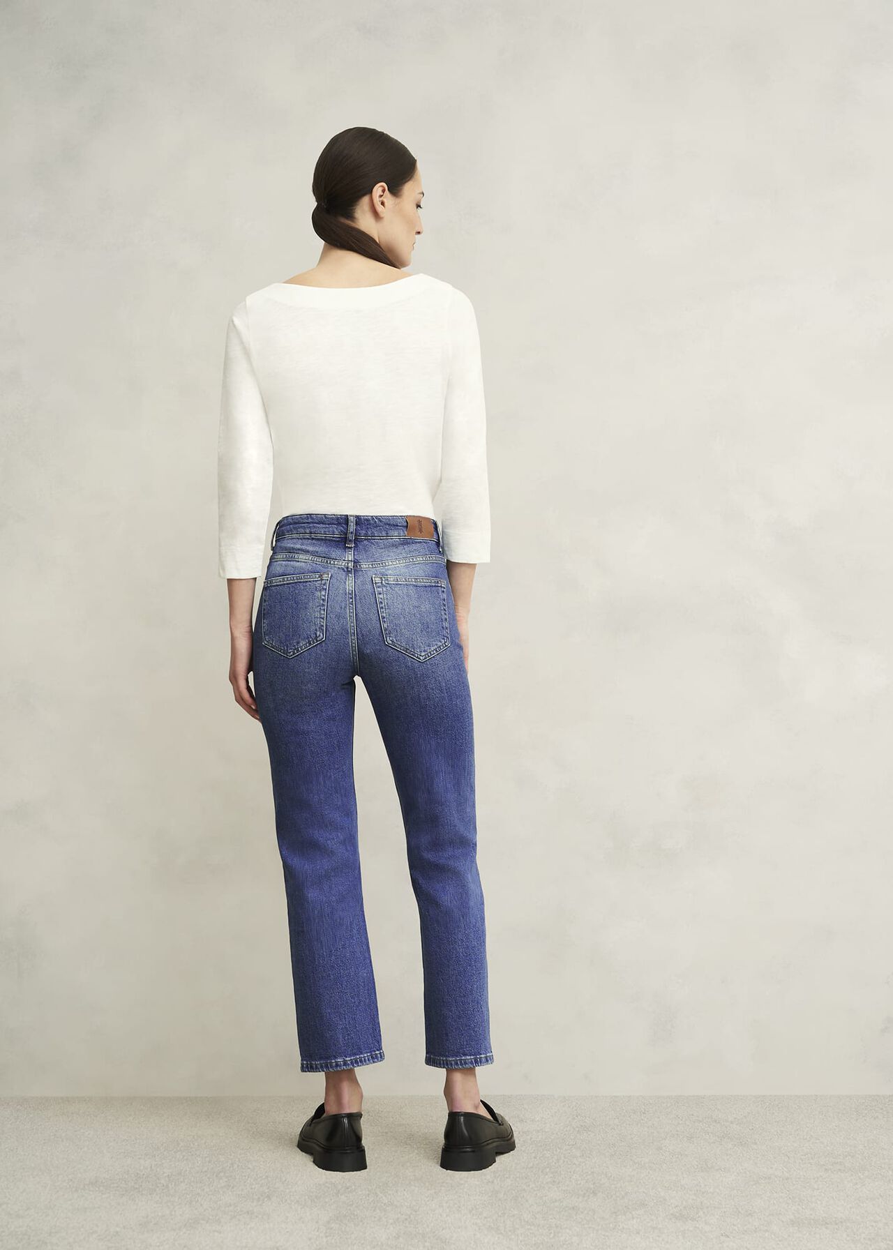 Shea Straight Jeans, Mid Wash, hi-res