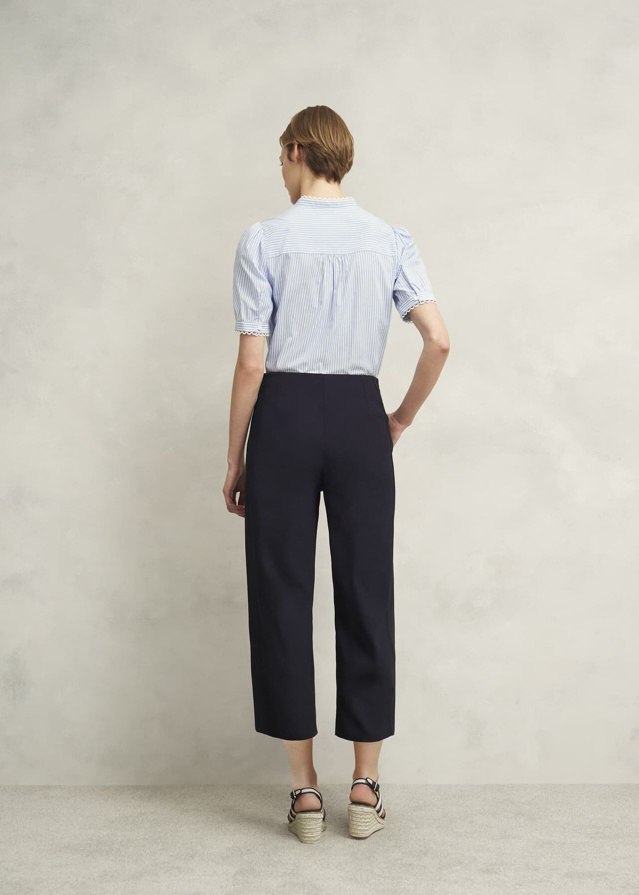 Kimmi Crop Pants, Navy, hi-res