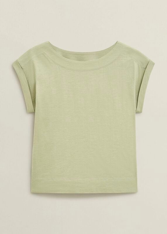 Alycia Cotton Slub T-Shirt