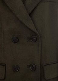 Elva Wool Coat, Dark Olive, hi-res