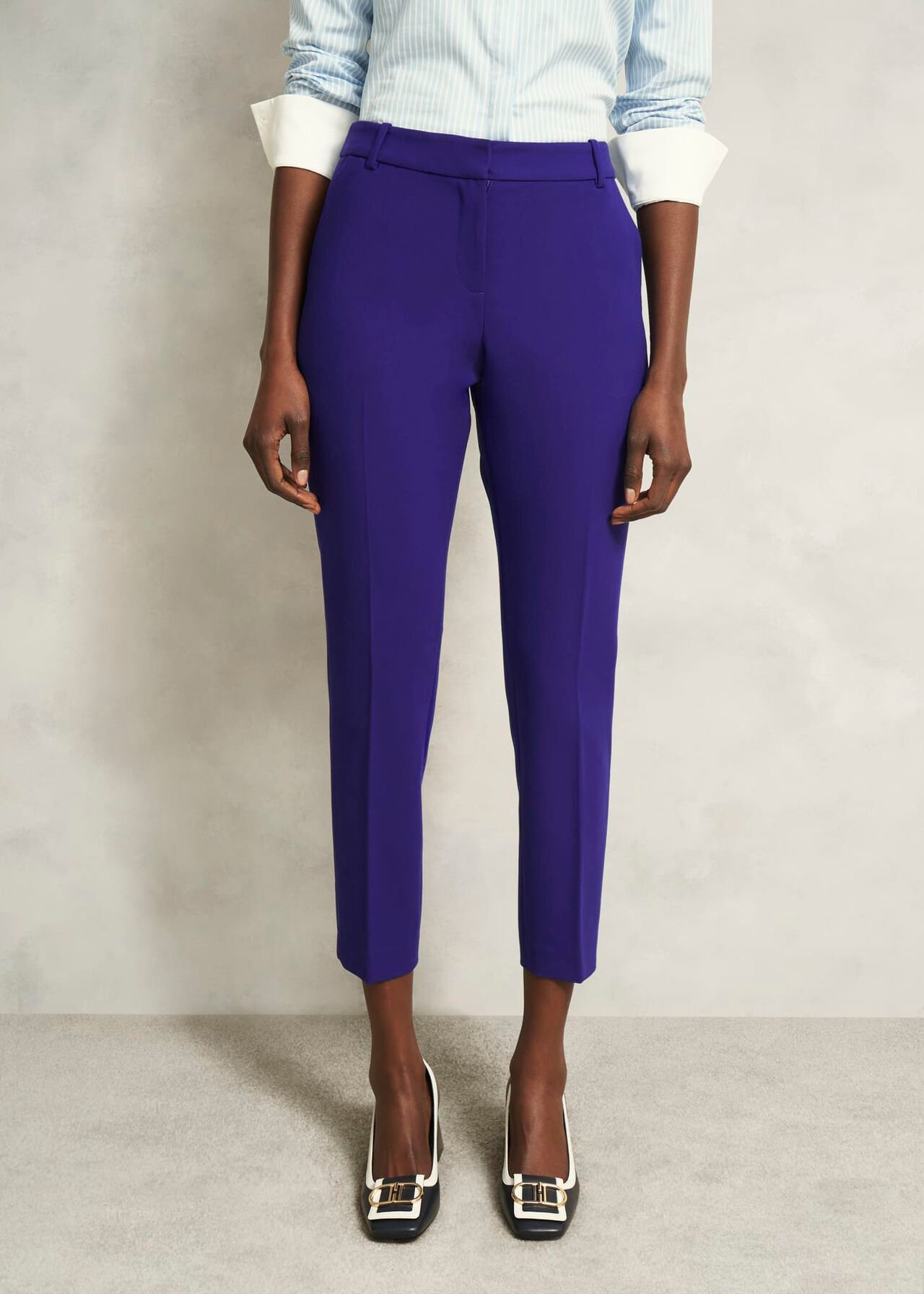 Katia Tapered Trousers, Cobalt Blue, hi-res