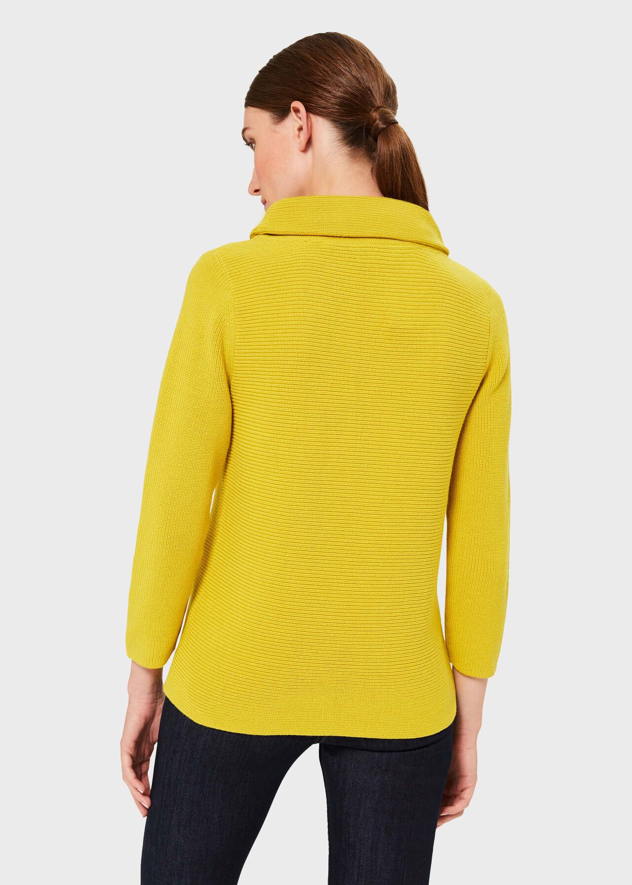 Isabella Cotton Sweater, Sulphur, hi-res