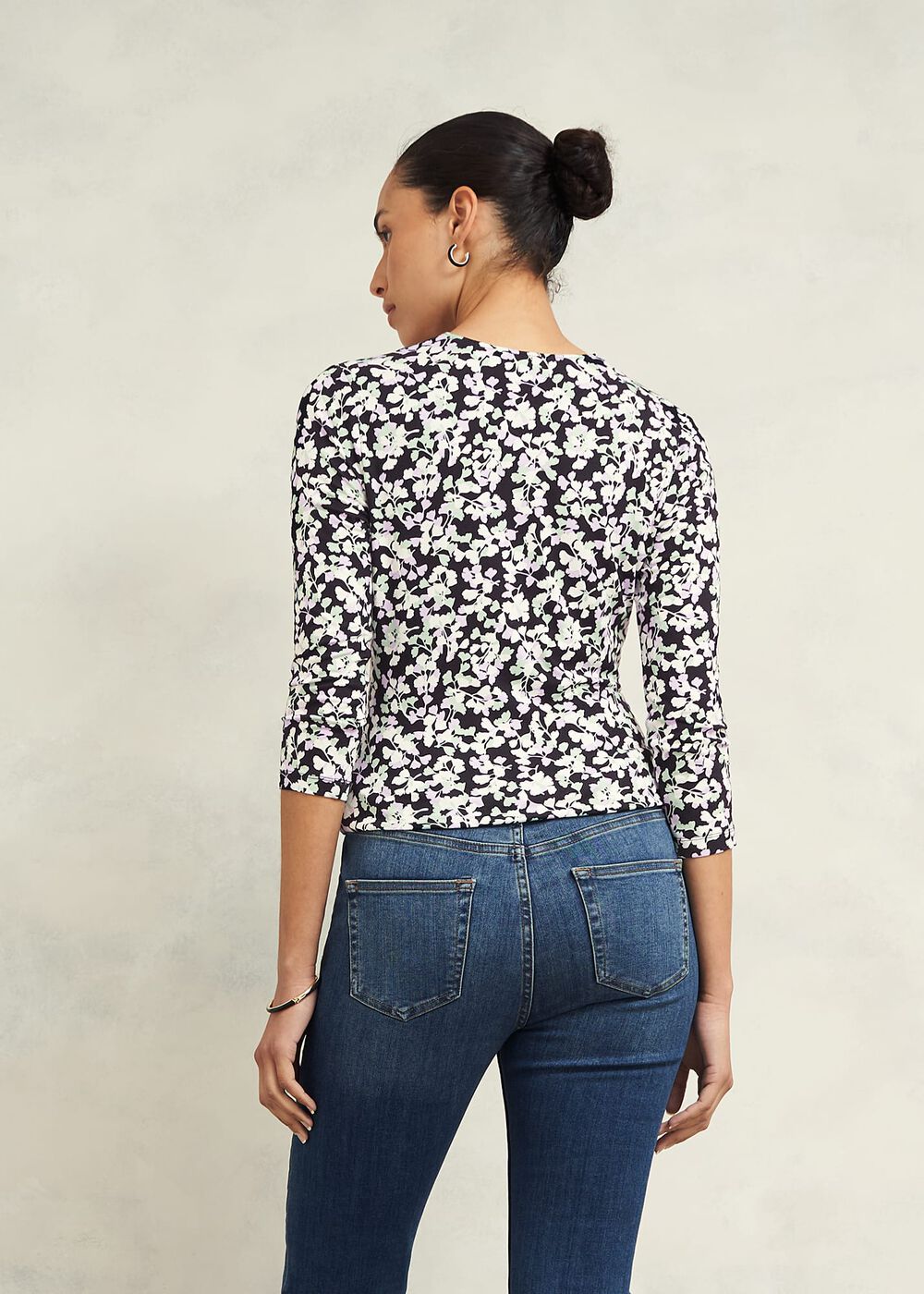 Simmy Printed Top, Navy Multi, hi-res