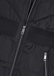 Amalie Puffer Coat, Black, hi-res
