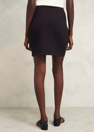 Sairey Sparkle Knitted Skirt , Black, hi-res