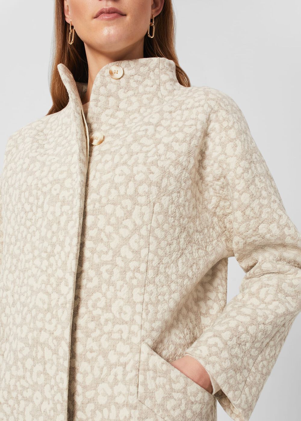 Astrid Coat, Biscuit Ivory, hi-res
