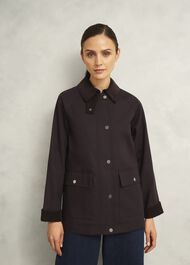 Gabby Barn Jacket, Chocolate, hi-res