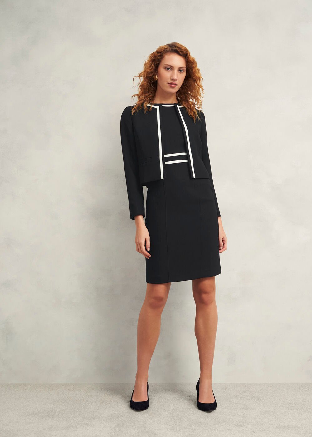 Petite Nory Jacket, Black Ivory, hi-res