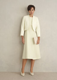 Eliana Seam Detail Jacket, Pale Yellow, hi-res