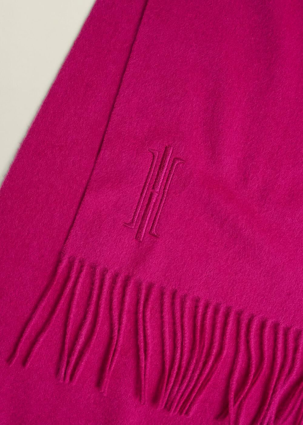 Emery Wool Scarf, Deep Rose Pink, hi-res
