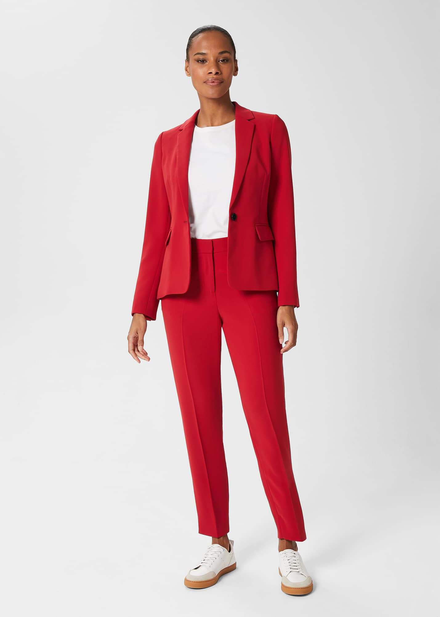 Red Trouser Suits