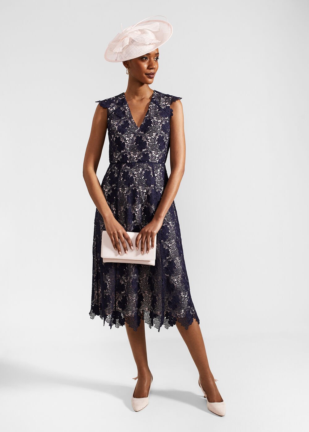 Renata Suede Clutch, Zinnia Pink, hi-res