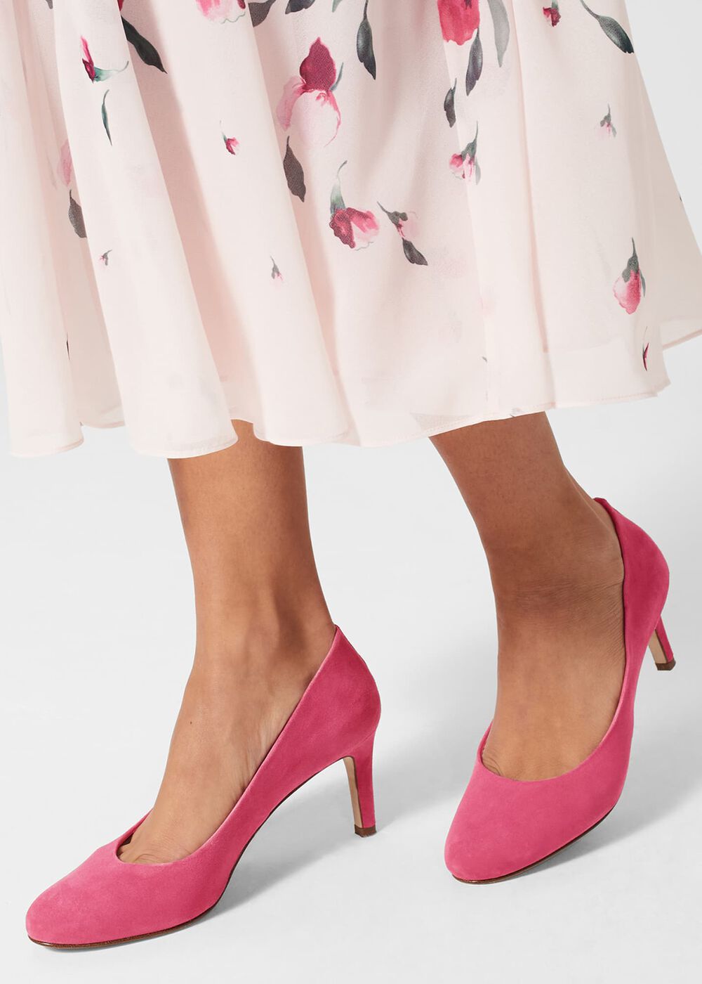Lizzie Pumps, Bright Pink, hi-res