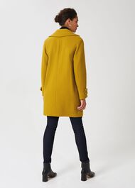 Carmina Wool Blend Coat, Light Ochre, hi-res