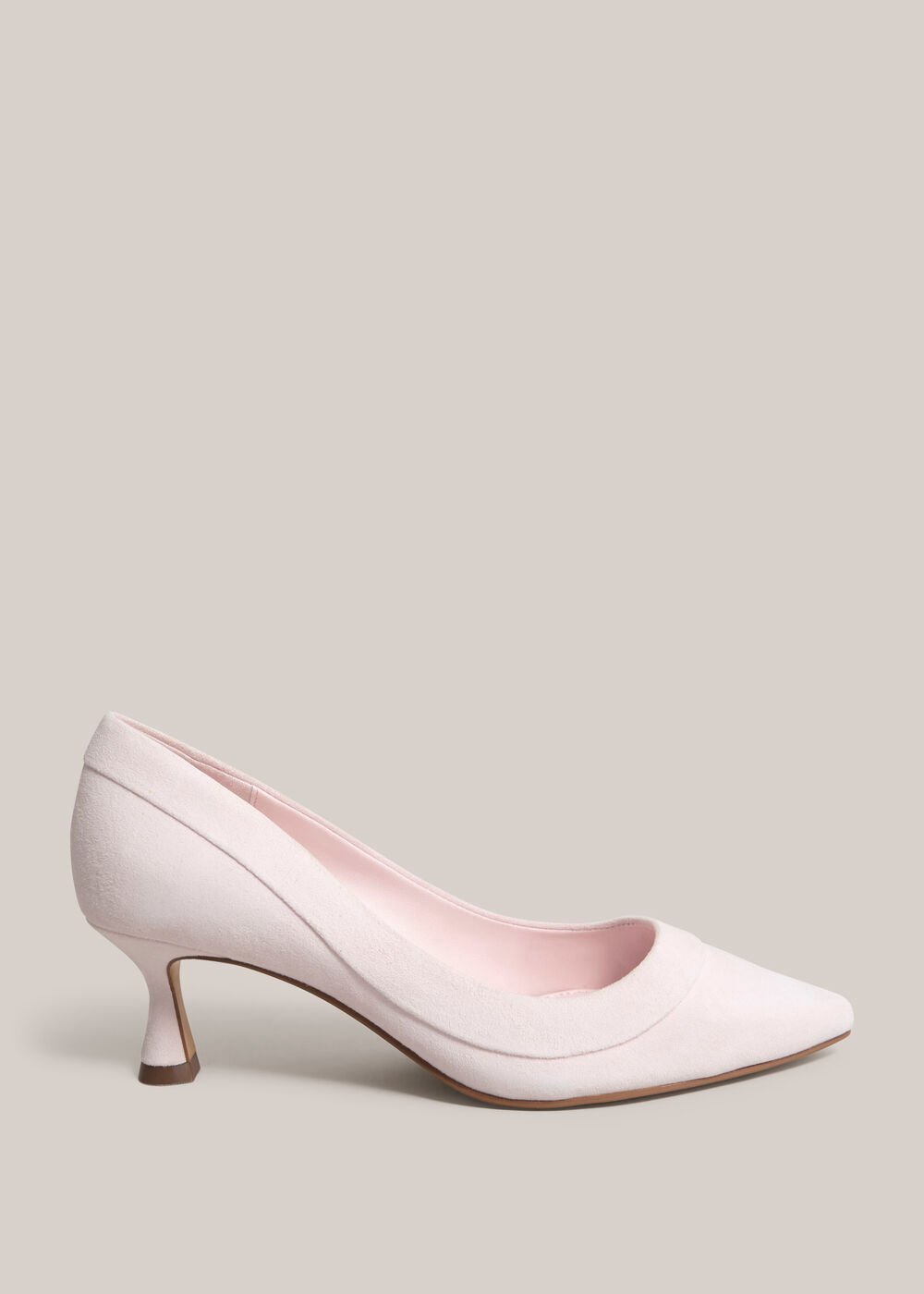 Faye Suede Courts, Pale Pink, hi-res