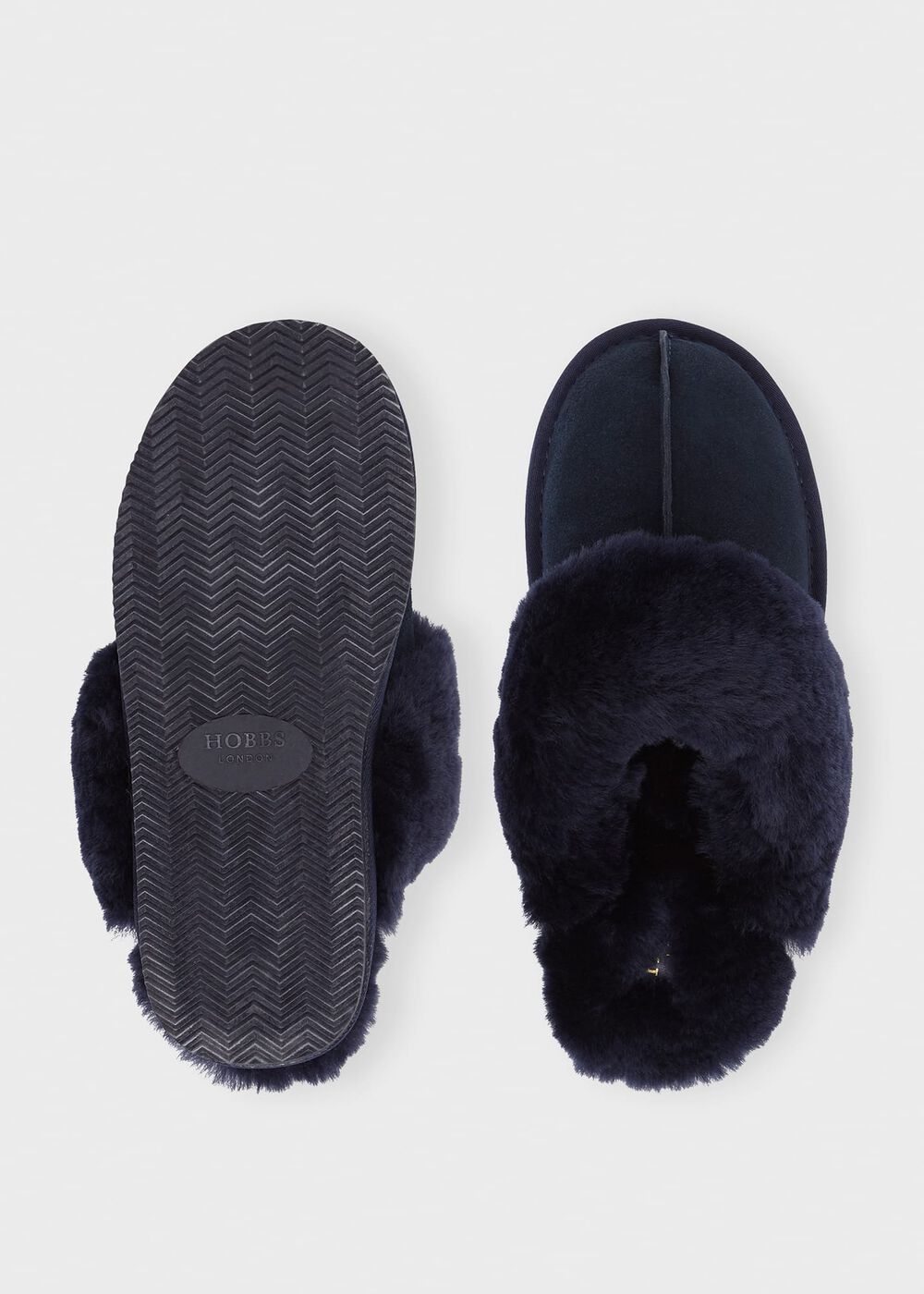 Lillian Slipper, Navy, hi-res