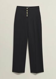 Highclere Wide Pants, Black, hi-res