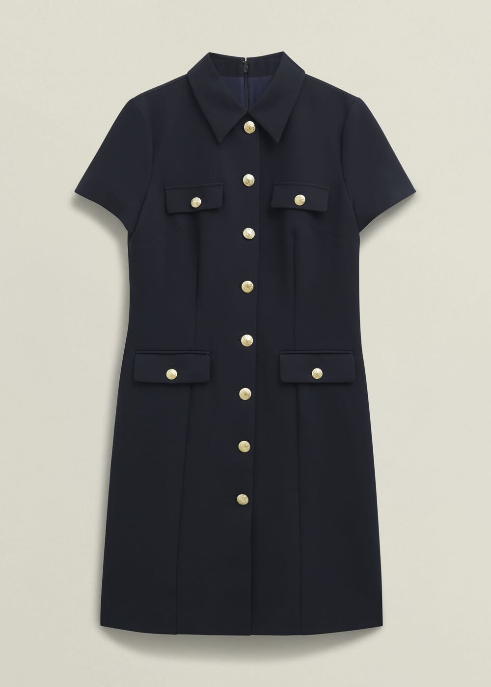 Nadiya Dress, Navy, hi-res