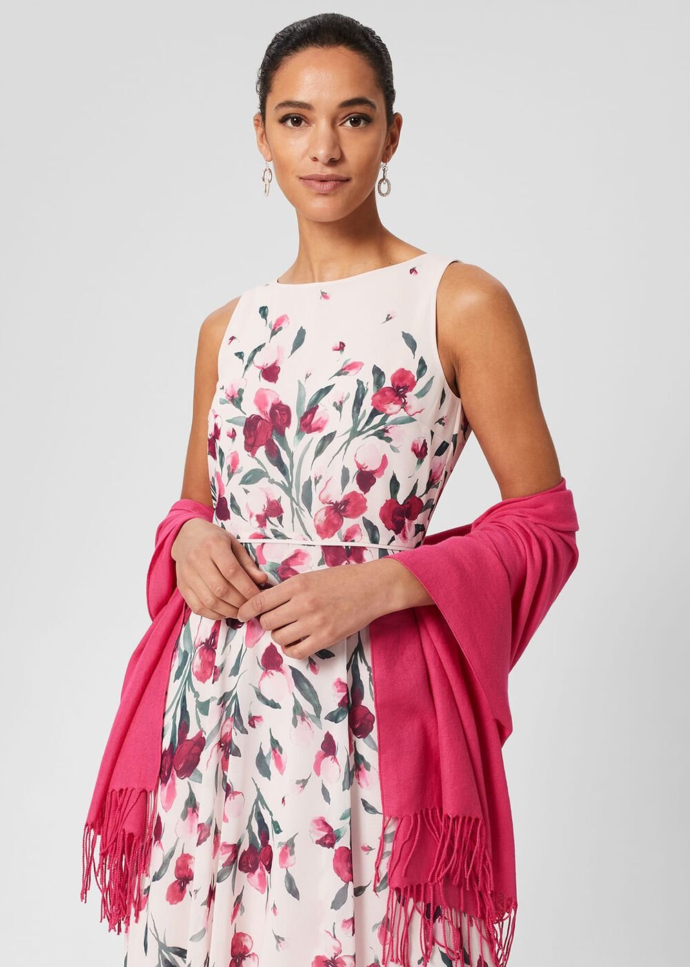 Matilda Scarf, Bright Pink, hi-res