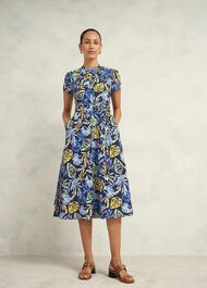 Petite Merle Slv Dress, Multi, hi-res