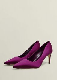 Leila Pumps, Warm Plum, hi-res
