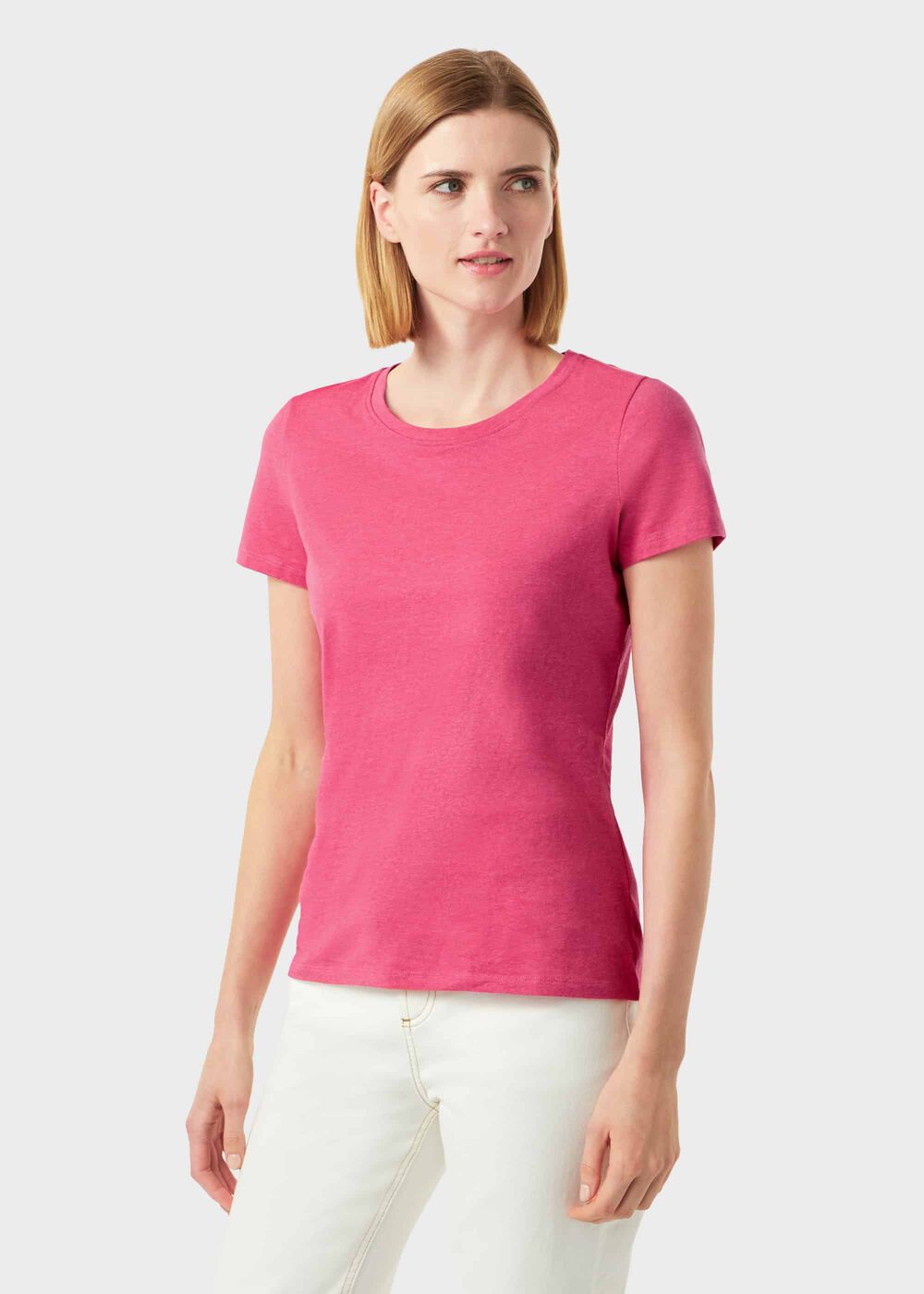 Pixie Cotton T-Shirt, Hot Pink, hi-res