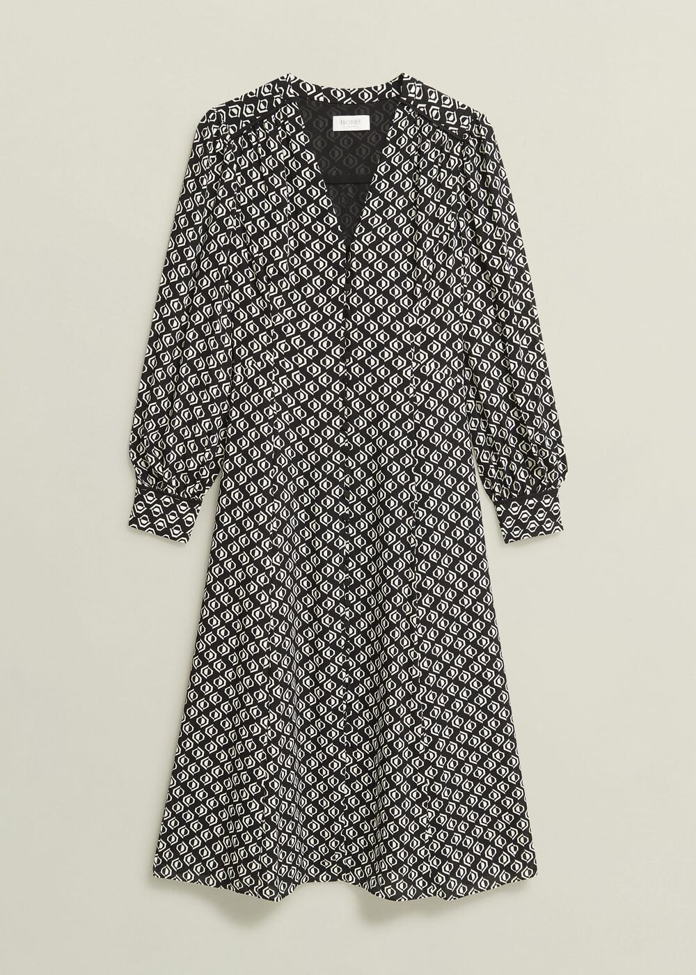 Zadie Dress, Black Cream, hi-res