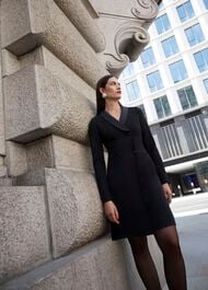 Buckingham Dress, Black, hi-res