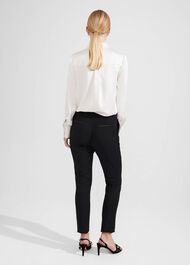 Lilian Tux Trousers, Black, hi-res