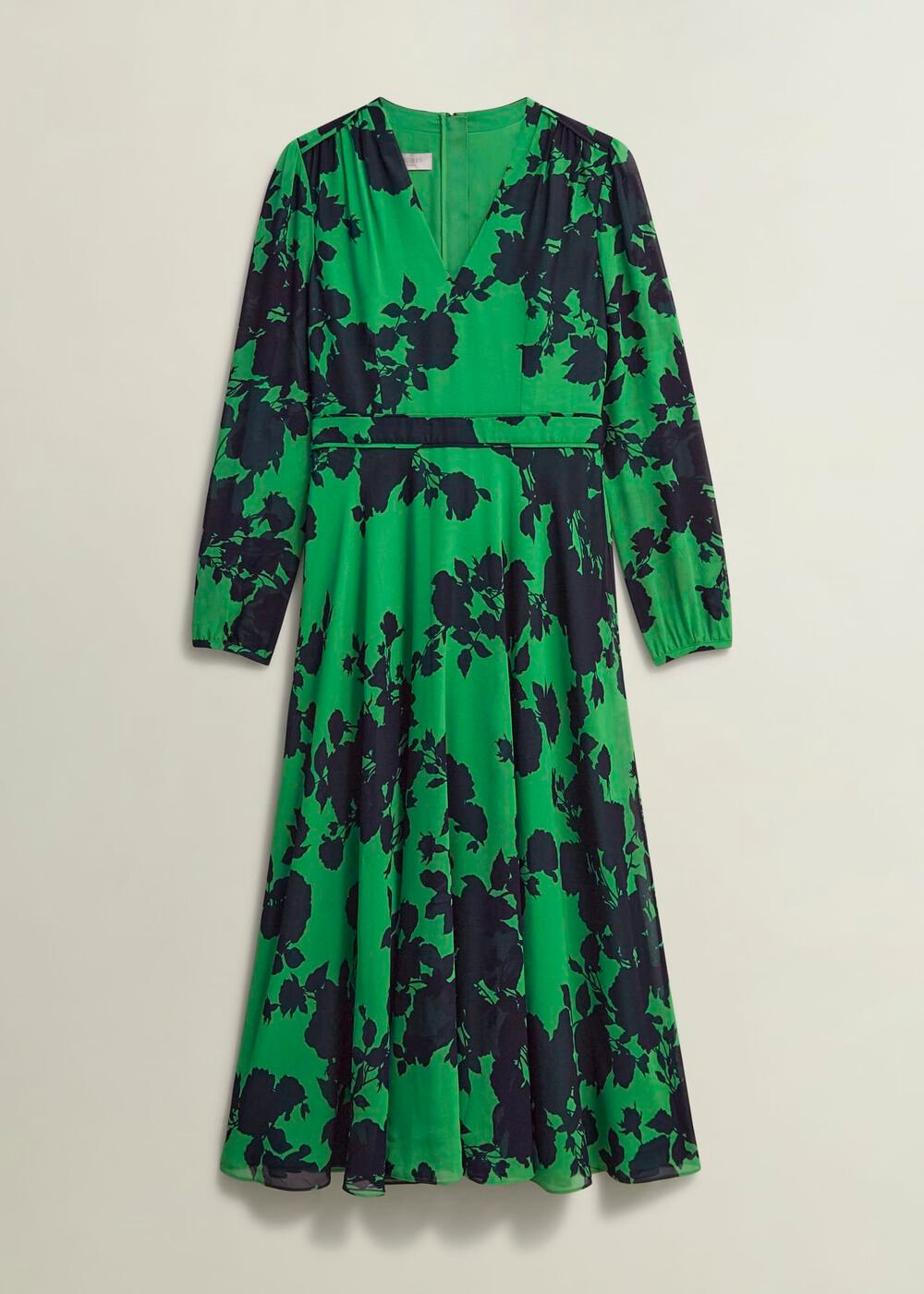 Aurora Dress, Navy Green, hi-res