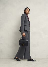 Elsie Wool Blend Jacket, Grey, hi-res