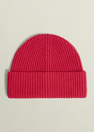 Philipa Knit Hat With Wool , Red, hi-res