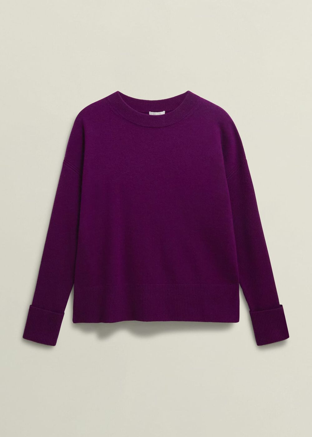 Darla Sweater With Cashmere, Vibrant Purple, hi-res