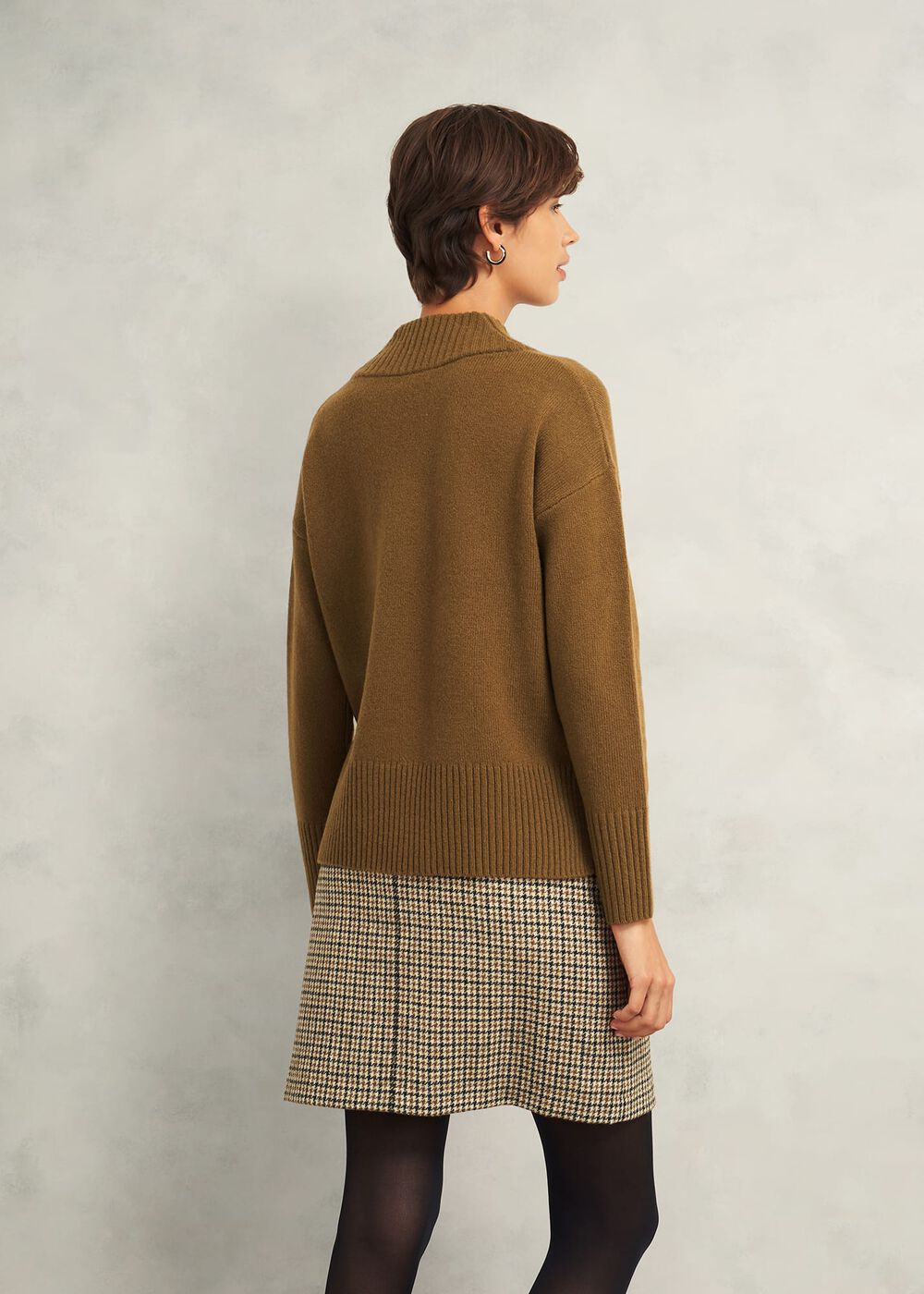 Becky Wool Blend Jumper, Toffee, hi-res
