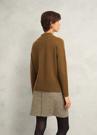 Becky Wool Blend Jumper, Toffee, hi-res