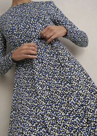 Dakota Jersey Dress, Navy Multi, hi-res