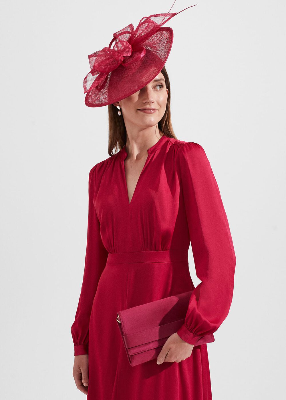 Honour Clutch, Jam Pink, hi-res