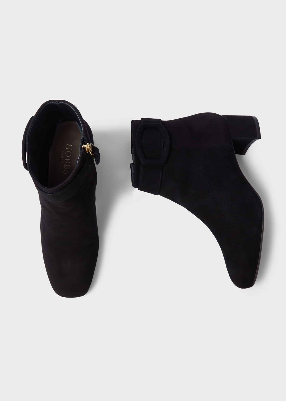 Hailey Ankle Boots, Black, hi-res