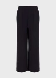 Jaya Wide Leg Trousers, Navy Blue, hi-res