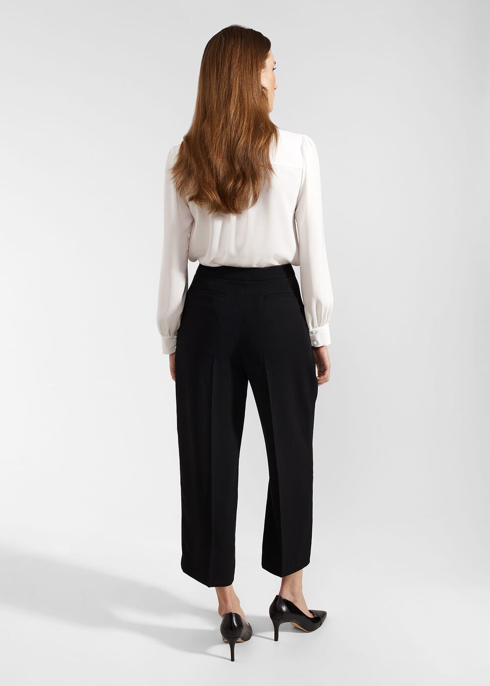 Tabatha Cropped Trousers, Black, hi-res