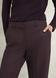 Gerrie Straight Trousers, Malbec Purple, hi-res