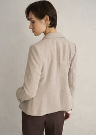 Chelsey Wool Blend Jacket, Neutral, hi-res