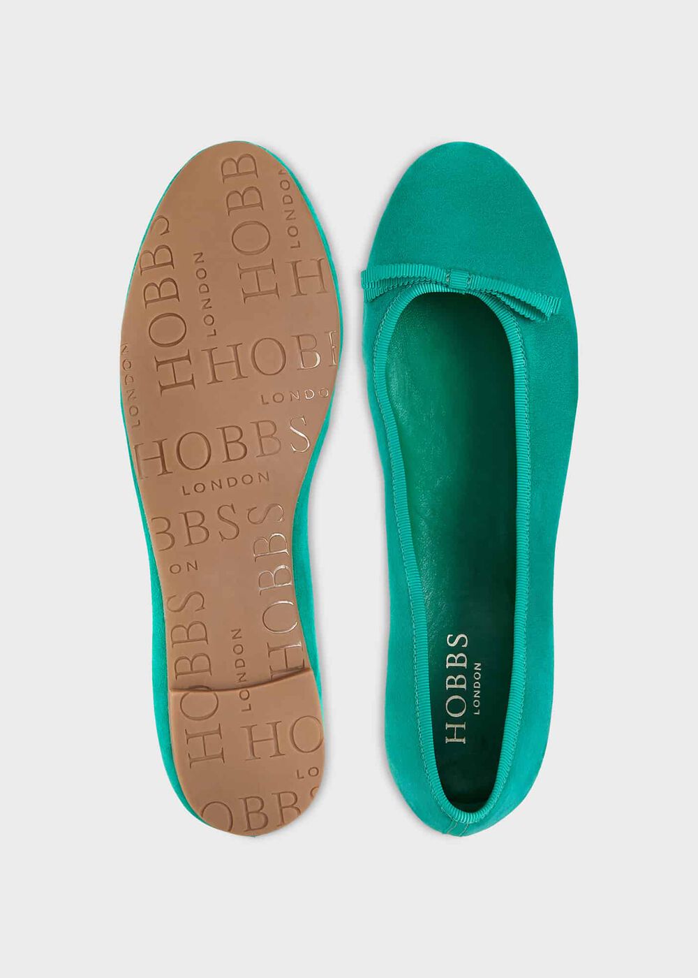 Flo Ballet Flats, Meadow Green, hi-res