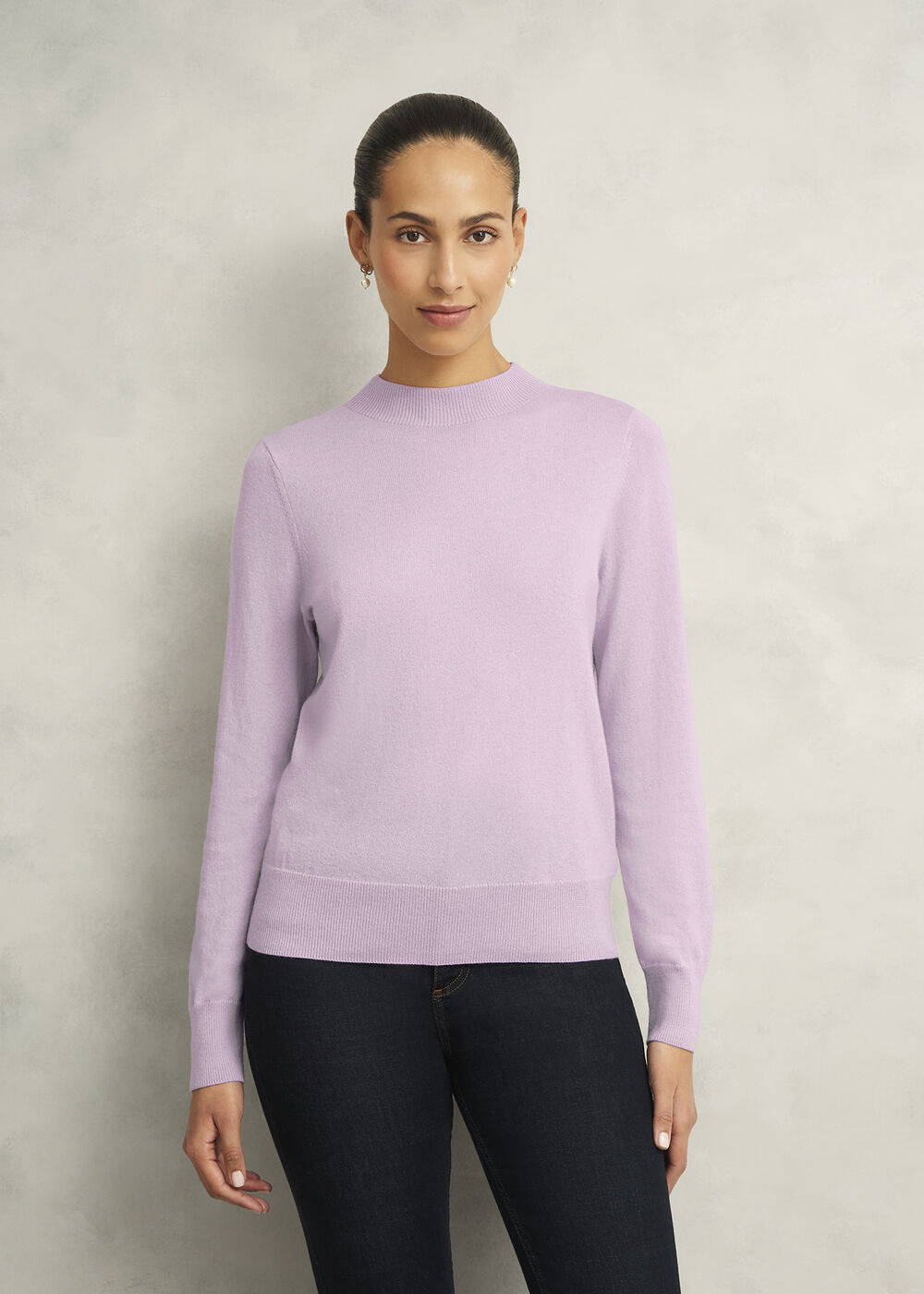 Indah Jumper With Cashmere, Dusted Pink, hi-res