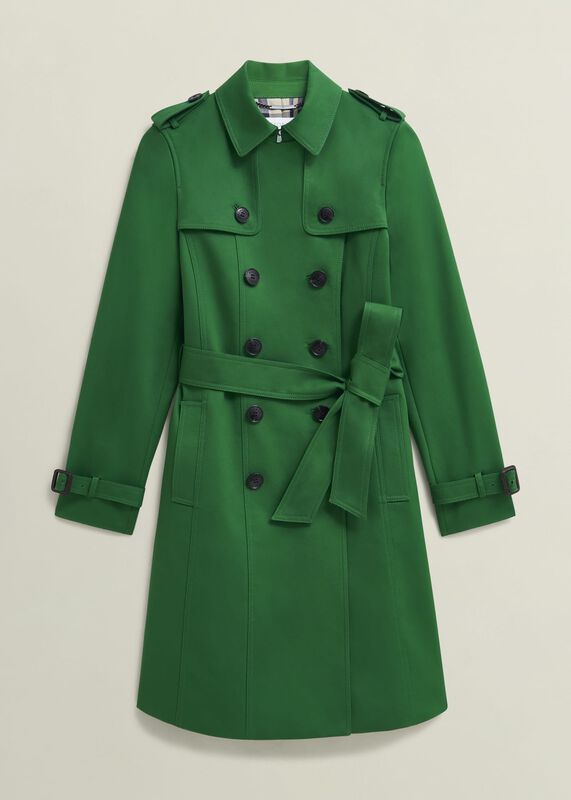 Skylar Shower Resistant Trench Coat